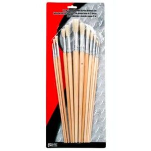 Performance Tool 1451 12-Piece Long Handle Artist Brush Set NEW in Package!